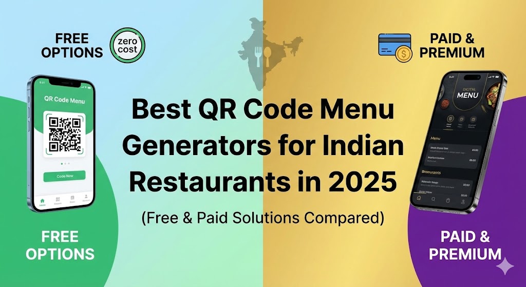 Best QR Code Menu Generators for Indian Restaurants in 2025 (Free & Paid)