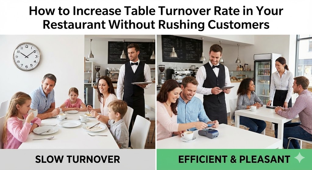 How to Increase Table Turnover Rate in Your Restaurant Without Rushing Customers